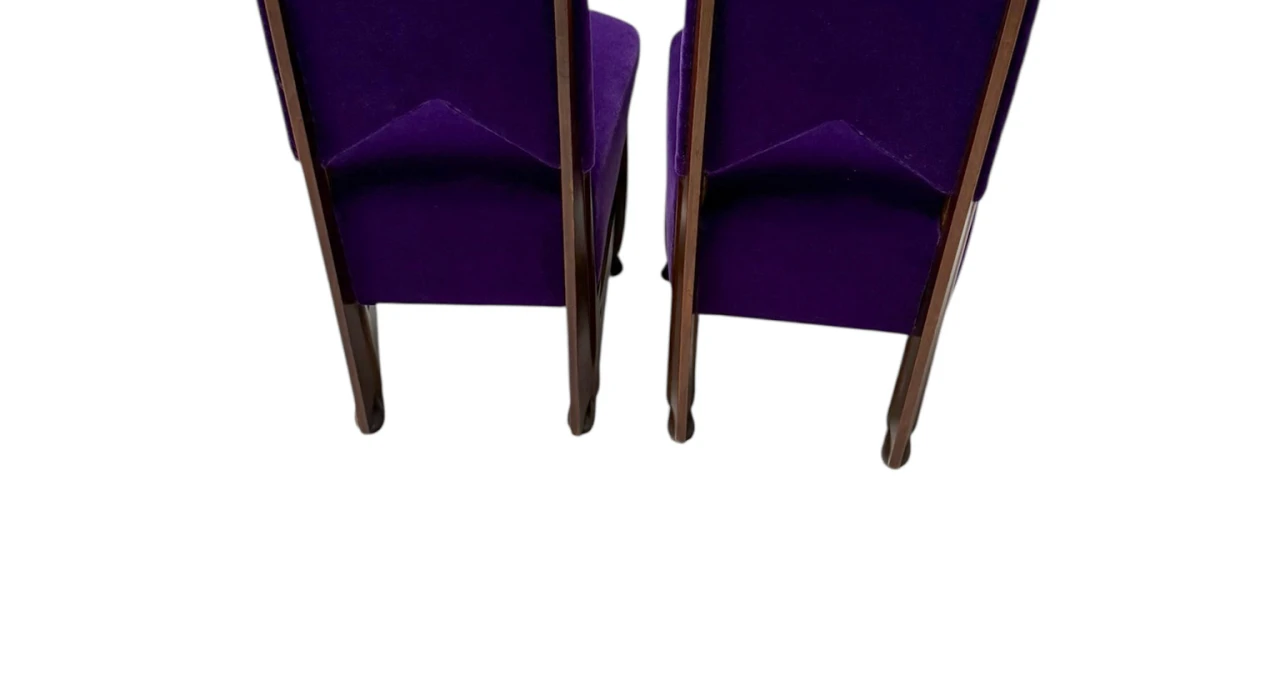 Pair of Amsterdamse School Chairs by Michel De Klerk for 't Woonhuys, 1916